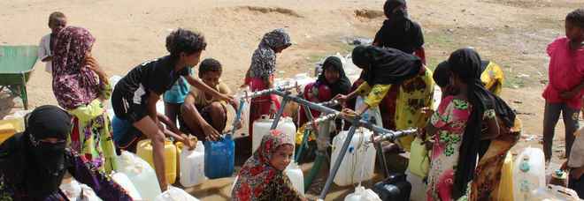Il campo di Al-Manjorah, distretto di Bani Hassan, Hajjah, Yemen (foto Oxfam) Il campo di Al-Manjorah, distretto di Bani Hassan, Hajjah, Yemen (foto Oxfam)