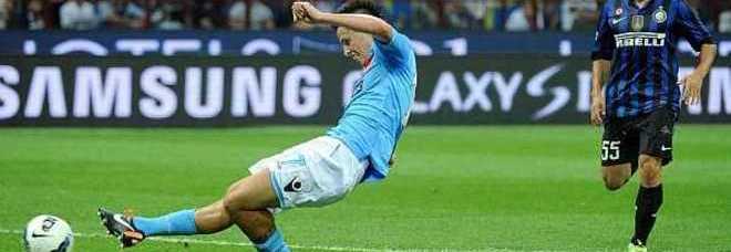 Il gol di Hamsik del 3 a 0 Il gol di Hamsik del 3 a 0