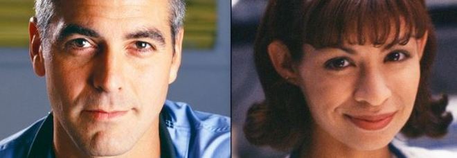 George Clooney e Vanessa Marquez George Clooney e Vanessa Marquez