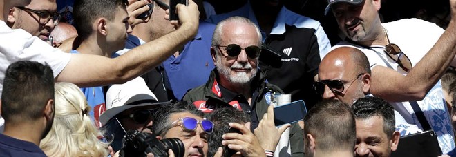 Napoli, De Laurentiis al futuro:
«4 idee per stadio e centro sportivo»