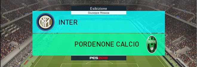 Sfida all'Inter in Coppa, il Pordenone entra nel videogioco del calcio