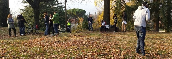 I giardini attorno al castello di Schio