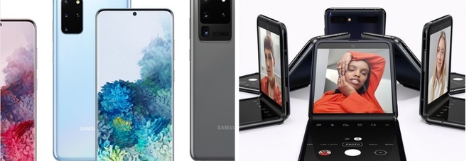 Galaxy S20 e Z Flip, contro l'iPhone Samsung punta su 5G e pieghevoli