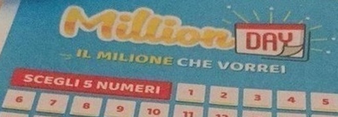 Million Day, i numeri vincenti di domenica 16 febbraio 2020