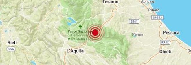 Terremoto tra L'Aquila
e Teramo in serata
Paura tra la gente