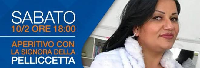 La 'signora della pelliccetta' superstar: ora fa anche le ospitate per un negozio Wind La 'signora della pelliccetta' superstar: ora fa anche le ospitate per un negozio Wind