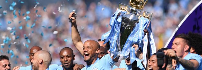 La festa per la Premier League