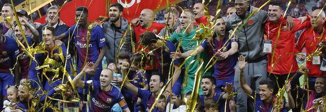 Copa del Rey, il Barcellona ne fa 5 al Siviglia e vince il trofeo. Montella ko