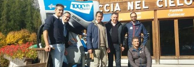 La presentazione del progetto di rilancio della funivia Tofana a Cortina