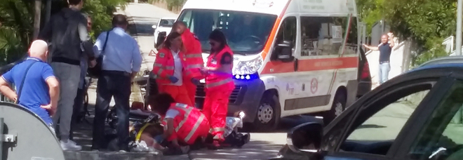 Si schianta a terra e vola
per 20 metri: centauro
d'urgenza a Torrette