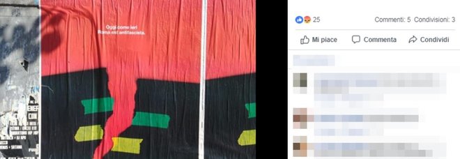 Manifesti a Roma per il 25 aprile, Meloni: «Offesa a martiri delle foibe, vanno rimossi» Manifesti a Roma per il 25 aprile, Meloni: «Offesa a martiri delle foibe, vanno rimossi»