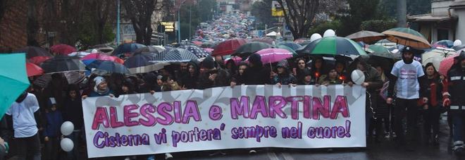 Il corteo per Alessia e Martina Il corteo per Alessia e Martina