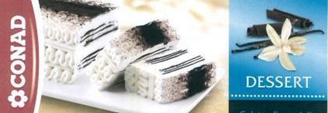 Rischio allergeni, il ministero ritira il dessert alla vaniglia della Conad Rischio allergeni, il ministero ritira il dessert alla vaniglia della Conad