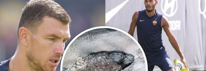 La Roma va in buca: troppe voragini verso Trigoria e auto ko. Colpiti Dzeko, Perotti, Juan Jesus e la mamma di Zaniolo