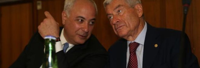 Klaus Algieri insieme a Carlo Sangalli a Cosenza Klaus Algieri insieme a Carlo Sangalli a Cosenza