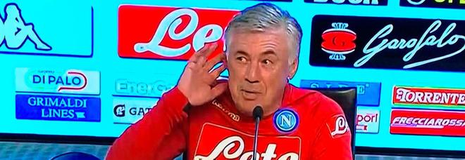 Napoli, Ancelotti come Mourinho:
«Basta insulti negli stadi»