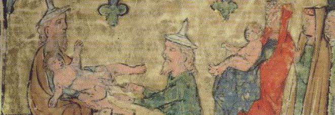 antica immagine della circoncisione