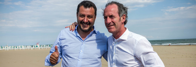 Matteo Salvini e Luca Zaia Matteo Salvini e Luca Zaia