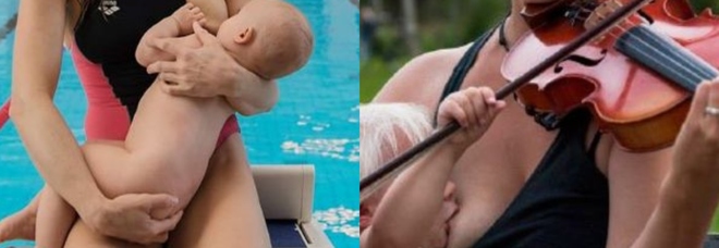 "Il seno invisibile", la campagna della fotografa per promuovere l'allattamento in pubblico