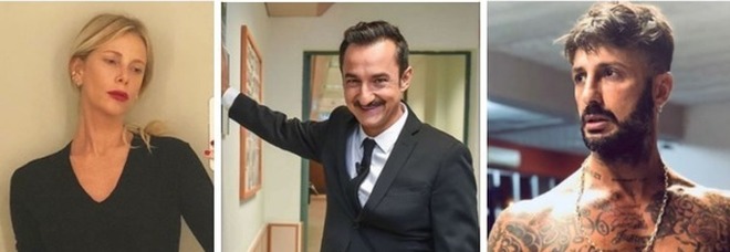 Fabrizio Corona anche alle Iene. Marcuzzi e Savino: «Noi dalla parte di Ilary Blasi. Collezioni reati, ti manca solo...»