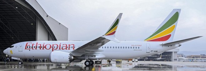 Un Boeing 737 della Ethiopian Airlines Un Boeing 737 della Ethiopian Airlines