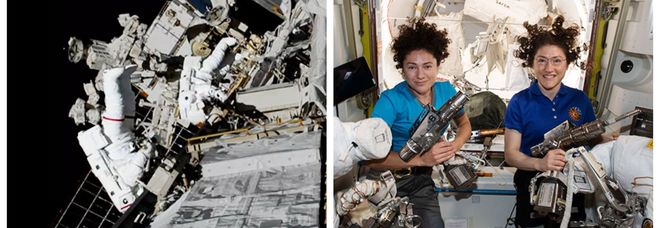 Lo spazio è delle donne: con Christina e Jessica la prima passeggiata tutta al femminile in orbita