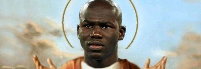 I social: «Koulibaly
santo subito»