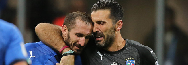 Chiellini e Buffon in Nazionale Chiellini e Buffon in Nazionale
