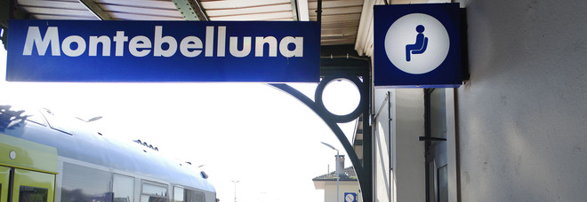 la stazione di Montebelluna la stazione di Montebelluna