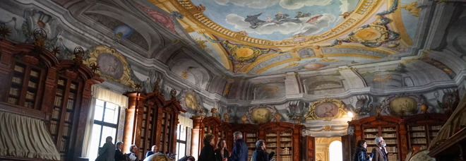 La biblioteca antica del Santo La biblioteca antica del Santo