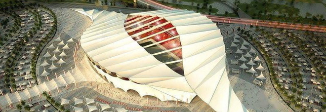 Lo stadio che sta progettando la Cimolai per i mondiali in Qatar Lo stadio che sta progettando la Cimolai per i mondiali in Qatar