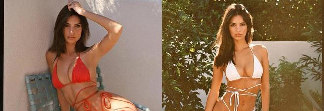 Emily Ratajkowski supersexy per la sua nuova linea di costumi da bagno Emily Ratajkowski supersexy per la sua nuova linea di costumi da bagno