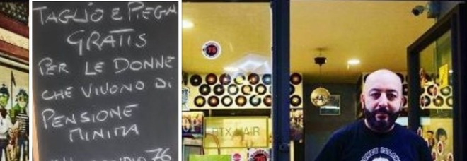 Parrucchiere gratis per le donne con pensione minima: «Taglio e piega li offro io» Parrucchiere gratis per le donne con pensione minima: «Taglio e piega li offro io»