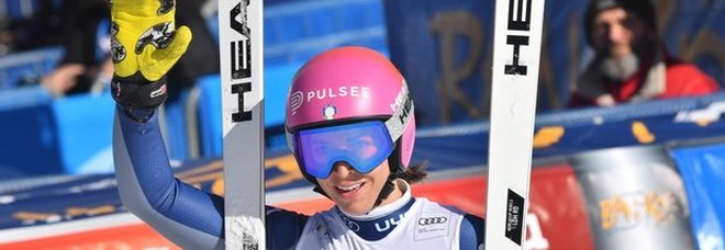 Sci, trionfo azzurro nella discesa libera: Elena Curtoni davanti a Bassino e Brignone