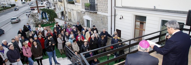 Un momento della cerimonia inaugurale Un momento della cerimonia inaugurale