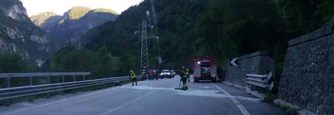 L'incidente a Dogna sulla statale 13 Pontebbana L'incidente a Dogna sulla statale 13 Pontebbana