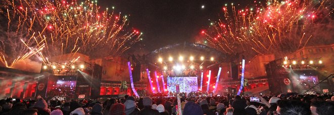 Il capodanno a piazza Plebiscito Il capodanno a piazza Plebiscito