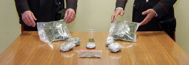 La droga sequestrata dai carabinieri di Monfalcone La droga sequestrata dai carabinieri di Monfalcone
