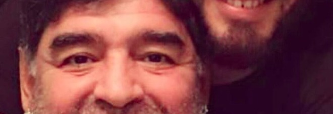 «L'amore vince su tutto», è la prima
festa del papà per Maradona Jr.