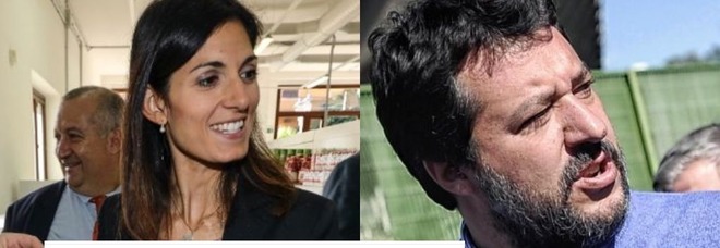 La Raggi risponde a Salvini: «Non ti ho visto in tv, stavo lavorando. Tu non hai mai lavorato in vita tua»