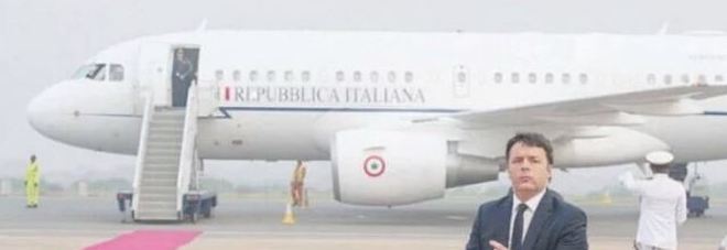 aereo di renzi