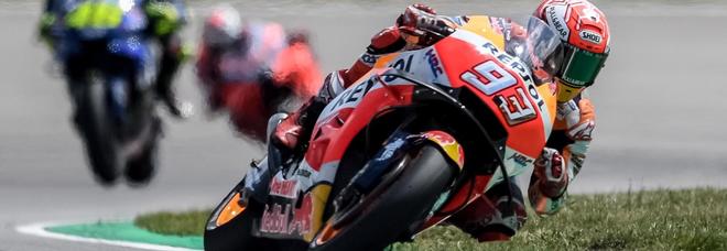 Al Sachsenring vittoria di Marquez con Rossi secondo, terzo Vinales