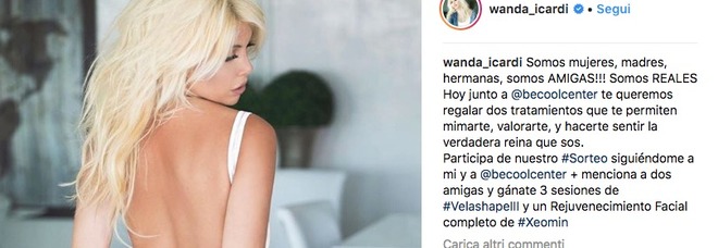 Wanda Nara superhot su Instagram: il body bianco fa impazzire i followers Wanda Nara superhot su Instagram: il body bianco fa impazzire i followers