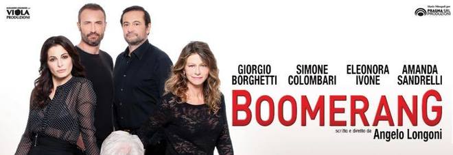 Sala Umberto, ecco 'Boomerang': Amanda Sandrelli, Giorgio Borghetti e i parenti serpenti