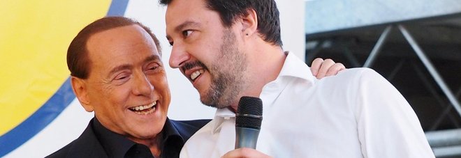 Berlusconi e Salvini (ansa) Berlusconi e Salvini (ansa)