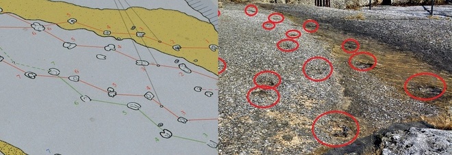 Le impronte fossili sul Colle di Osoppo, in Friuli