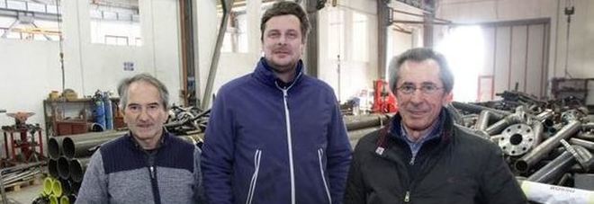 I responsabili dell'azienda Pimi di Trebaseleghe I responsabili dell'azienda Pimi di Trebaseleghe
