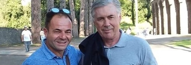Napoli, Ancelotti turista a Pompei:
«Incantato dall'Anfiteatro romano»