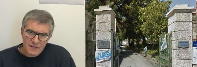 A sinistra Toni Nocchetti, presidente di Tutti a scuola, a destra l'entrata dell'Istituto Martuscelli A sinistra Toni Nocchetti, presidente di Tutti a scuola, a destra l'entrata dell'Istituto Martuscelli