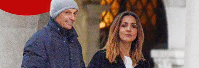 Ambra Angiolini e Massimiliano Allegri, luna di miele segreta a Venezia Ambra Angiolini e Massimiliano Allegri, luna di miele segreta a Venezia